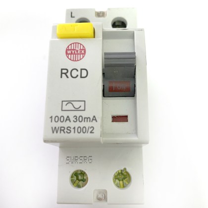 Wylex WRS100/2 100A 100 Amp 30mA RCD 2 Double Pole Circuit Breaker